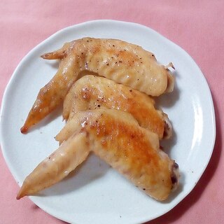 手羽先の塩レモン焼き